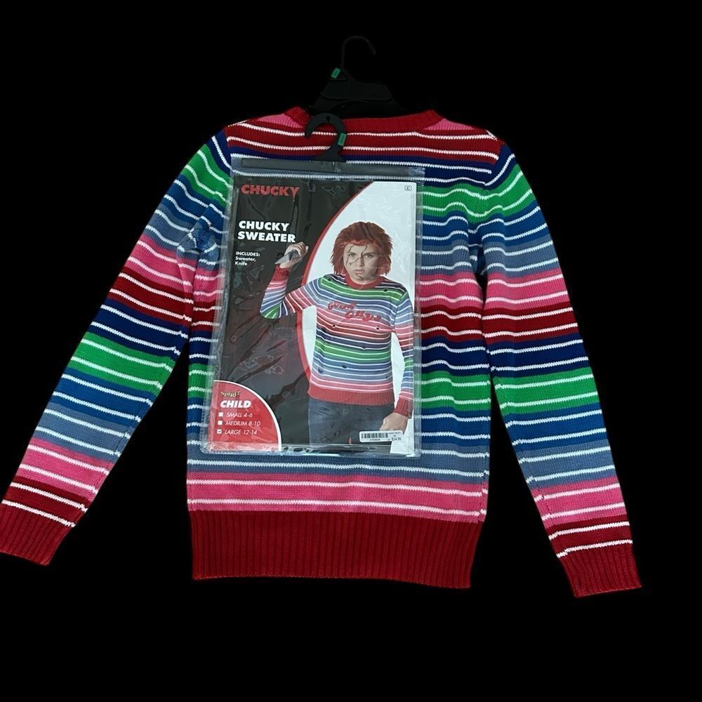 Kids Chucky Good Guys Costume Kit Spirit Size Medium NIP
